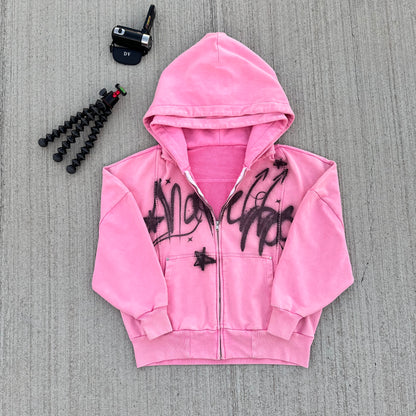 Bubblegum Duel Hood Zip-up